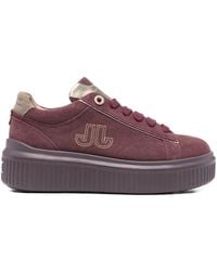 Janet & Janet - 50Mm Platform Leather Sneakers - Lyst