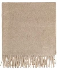 Max Mara - Foulard Fin À Franges - Lyst