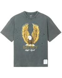 Satisfy - Distressed Graphic-Print T-Shirt - Lyst