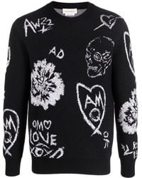 Alexander McQueen - Tree Graffiti Sweater - Lyst