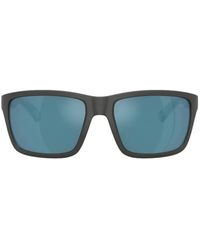 Burberry - Check-Pattern Square-Frame Sunglasses - Lyst