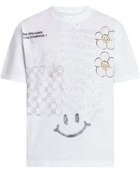 MOUTY - Graphic-print Cotton T-shirt - Lyst