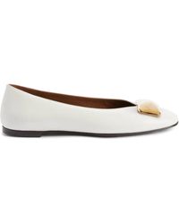 Giuseppe Zanotti - Georgia Stone Ballet Flats - Lyst