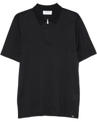 Gran Sasso - Zip-Fastening Short-Sleeve Polo Shirt - Lyst