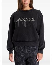 AllSaints - Pull Chains Pippa À Sequins Et Logo Imprimé - Lyst