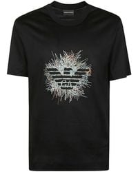 Emporio Armani - Graphic T-Shirt - Lyst
