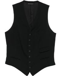 Yohji Yamamoto - Button-Fastening V-Neck Waistcoat - Lyst