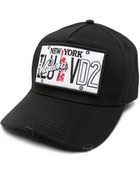 DSquared² - New York-Patch Baseball Cap - Lyst