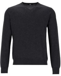 Alpha Studio - V-Neck Merino-Wool Sweater - Lyst