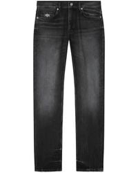 Versace - Slim-Fit Jeans Met Medusa-Embleem - Lyst