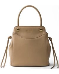 Prada - Carry Mini Leather Handbag - Lyst
