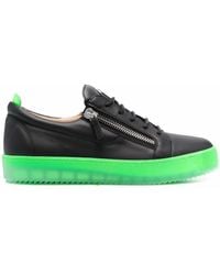 Giuseppe Zanotti - Contrasting-Sole Low-Top Sneakers - Lyst