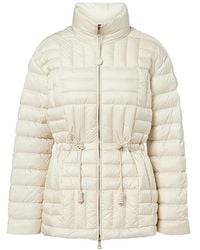 Moncler - Gesteppte Jacke Mit Kordelzug - Lyst