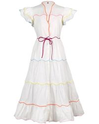 strapless open back dress Corsica Dress Pink  CELIA B