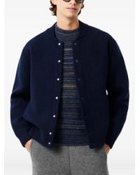 Lacoste - Veste Bomber À Boutonnière - Lyst