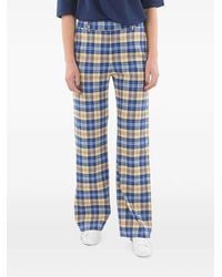 Woolrich - Tartan-Check Straight-Trousers - Lyst