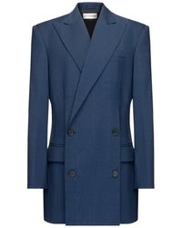 Situationist - Blazer Croisé À Carreaux - Lyst