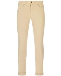 Dondup - Logo-Plaque Trousers - Lyst