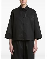 Peserico - Monili-Trim Wide-Sleeve Shirt - Lyst