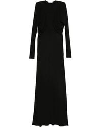 Stella McCartney - Draped-detail Maxi Dress - Lyst