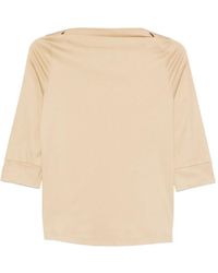 AROVESCIO - Boat-Neck T-Shirt - Lyst