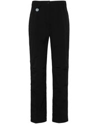 Emporio Armani - Crinkled Slim-Fit Trousers - Lyst