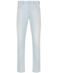 Emporio Armani - Tief sitzende J16 Slim-Fit-Jeans - Lyst