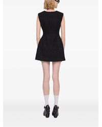 Marc Jacobs ホワイト＆ブラック トロンプルイユ Tシャツ ミニ