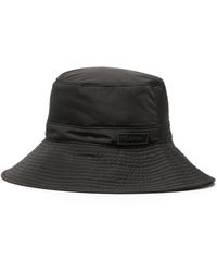 Ganni - Cappello bucket con applicazione logo - Lyst