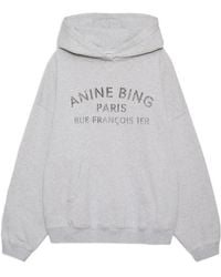 Anine Bing - Harvey Sweatshirt Paris Stencil - Lyst