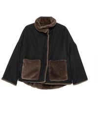 Collection Privée - Faux-Fur Trim Reversible Short Coat - Lyst