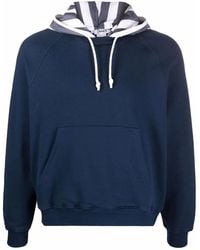 Sunnei - Sudadera con capucha y rayas estampadas - Lyst