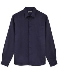 Vilebrequin - Chest-Pocket Linen Shirt - Lyst