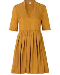 Baum und Pferdgarten - Aubrie V-Neck Pleated Dress - Lyst