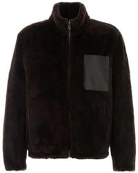 SANTORO - Reversible Shearling Jacket - Lyst