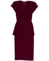 Norma Kamali - Short-Sleeve Midi Dress - Lyst