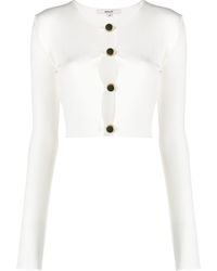 MANURI - Buttoned-up Cropped Top - Lyst