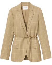 Lafayette 148 New York - Neapolitan Belted Checked Jacket - Lyst