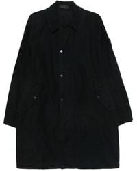 Stone Island - Logo-Patch Coat - Lyst