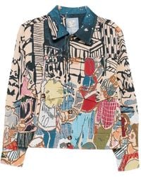 Kidsuper - Patterned Button Shirt Jacket - Lyst