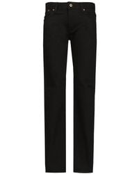 Emporio Armani - Straight-Leg Five-Pocket Jeans - Lyst