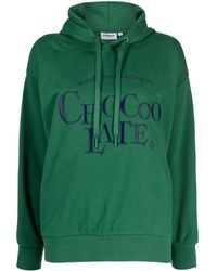 Chocoolate - Logo-embroidered Cotton Hoodie - Lyst