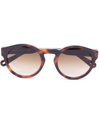 Chloé - Xena Round-frame Sunglasses - Lyst