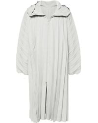 Homme Plissé Issey Miyake - Langer Edge Mantel - Lyst
