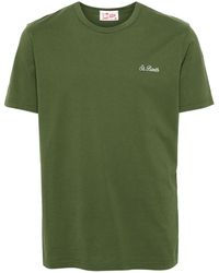 Mc2 Saint Barth - T-shirt en coton à logo brodé - Lyst