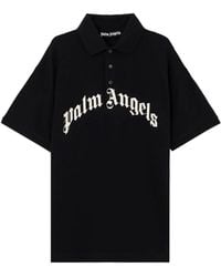 Palm Angels - Polo Con Logo - Lyst