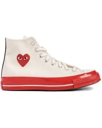 COMME DES GARÇONS PLAY - Chuck Taylor 70 Heart-Motif Sneakers - Lyst