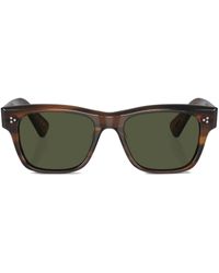 Oliver Peoples - Birell Square-Frame Sunglasses - Lyst