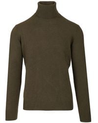 Al Duca d'Aosta - Ribbed-Trim Cashmere Sweater - Lyst