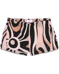 Emilio Pucci - Orchidee-Print Shorts - Lyst